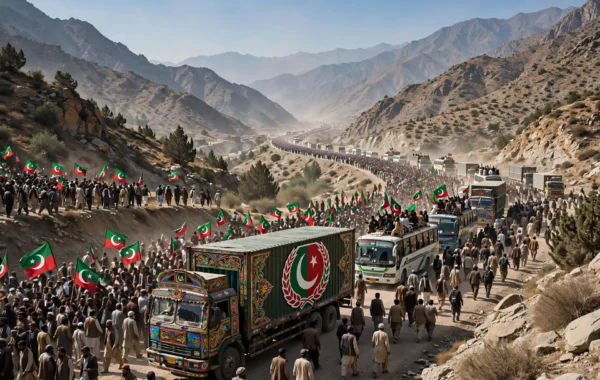 لائیو عمران خان کی رہائی کے لیے پی ٹی آئی کا لانگ مارچ اسلام آباد کی طرف بڑھنے لگا