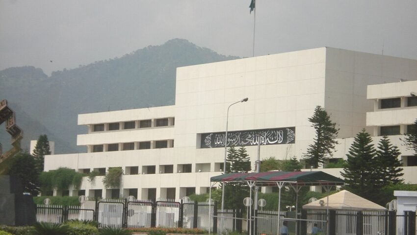 اسلام آباد میں پاکستان کا پارلیمنٹ ہاؤس